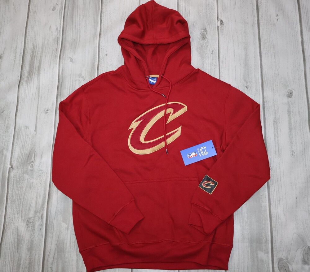 NEW Cleveland Cavaliers Ultra Game Court Classic Hoodie L Athleisure Basketball